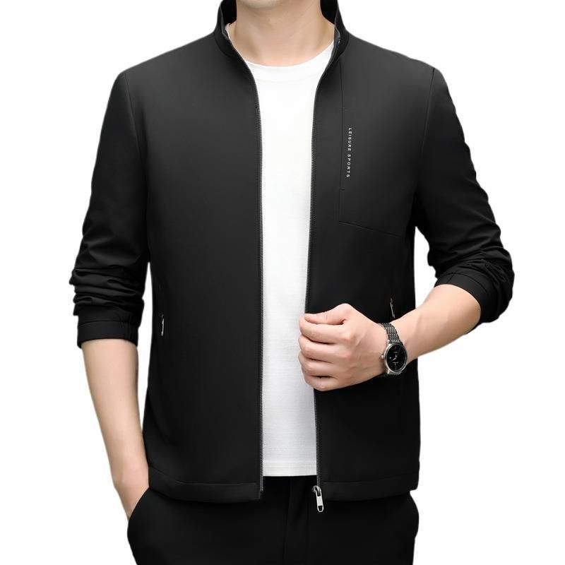 Custom Spring Light weight Men Casual polyester Jackets custom Windbreaker with hood for men Coats