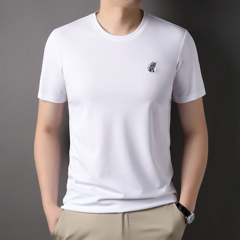 Anti-dirt fabric casual new Summer shirt men's short-sleeved T shirt cotton men T shirt
