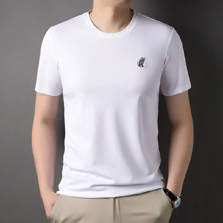Anti-dirt fabric casual new Summer shirt men's short-sleeved T shirt cotton men T shirt