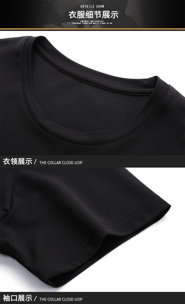 Factory hot selling summer suit track man t-shirt ice free breathable quick drying pure cotton sports men's short sleeved set Two-Piece Outfits