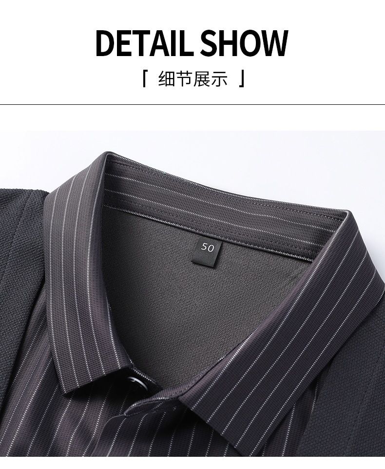 Autumn New Business Casual Polo Shirt Two Piece Knit Thermal Two Piece For Man Coats