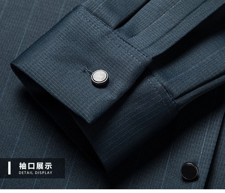 Factory Wholesale Men's Business Shirts Customized Color resort Denim pocket print linen pure color Men's Long Sleeve Shirts