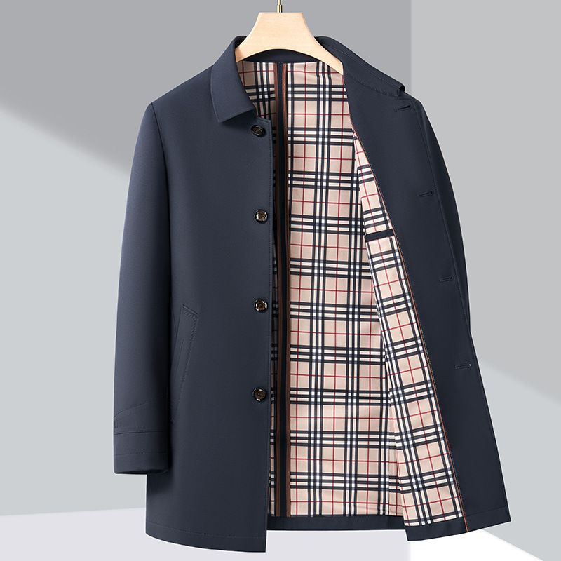 Jacket Men Loose Fitting Style Business Suit Work Jacket Men Italy Woven Blank Men'S Jacket Coats Company  Coats
