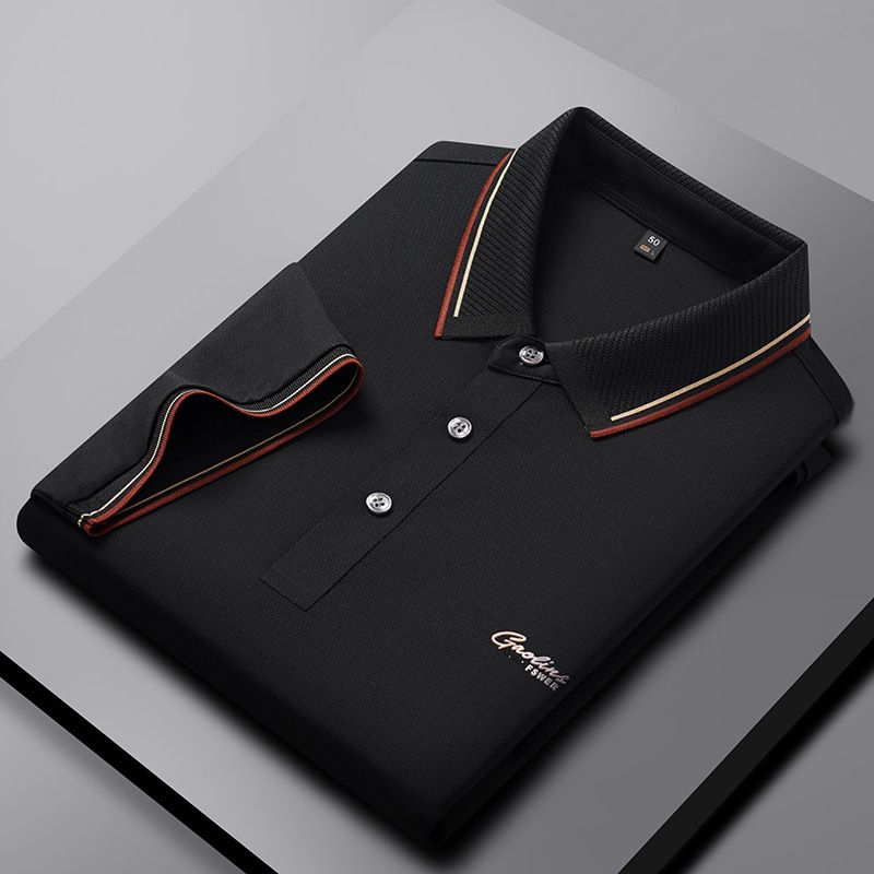 Custom Summer Men's Short Sleeve Patchwork Design Casual Sports Business Golf Polo Shirt T-Shirts