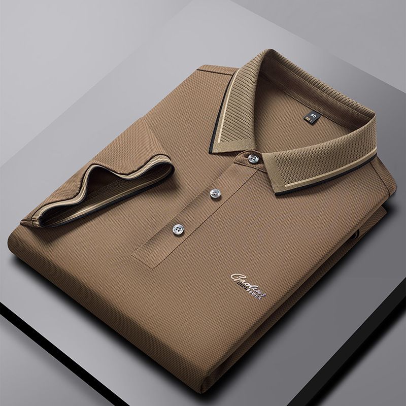 Custom Summer Men's Short Sleeve Patchwork Design Casual Sports Business Golf Polo Shirt T-Shirts