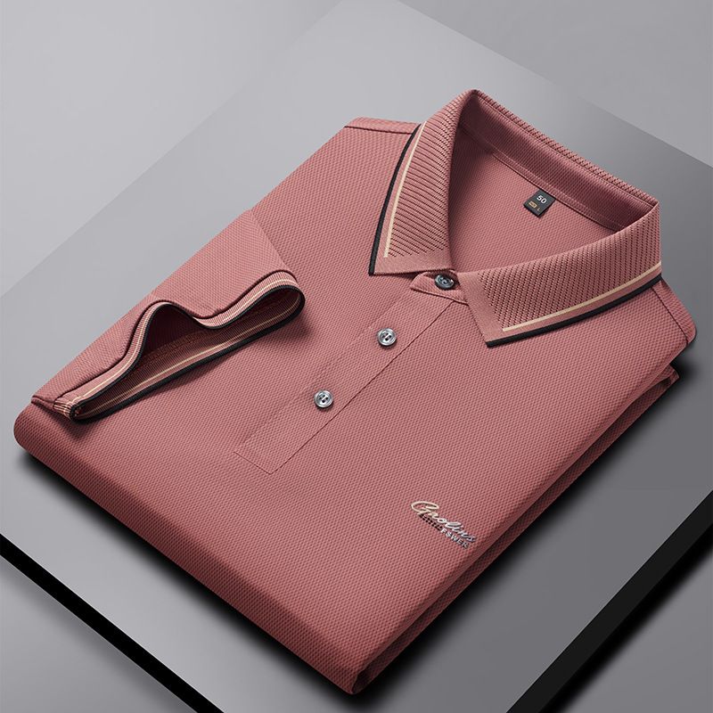 Custom Summer Men's Short Sleeve Patchwork Design Casual Sports Business Golf Polo Shirt T-Shirts