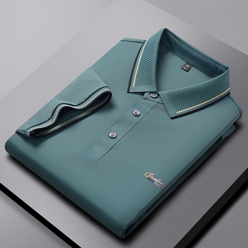 Custom Summer Men's Short Sleeve Patchwork Design Casual Sports Business Golf Polo Shirt T-Shirts
