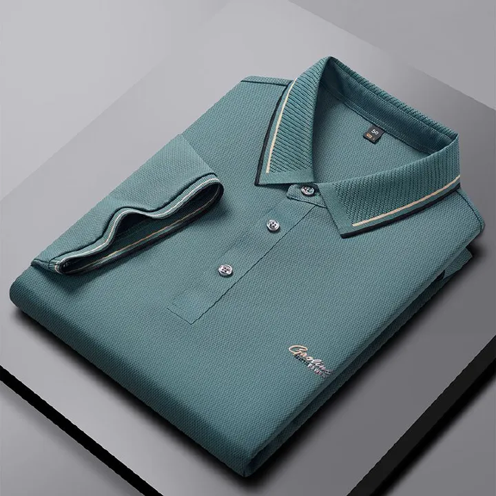 Custom Summer Men's Short Sleeve Patchwork Design Casual Sports Business Golf Polo Shirt T-Shirts