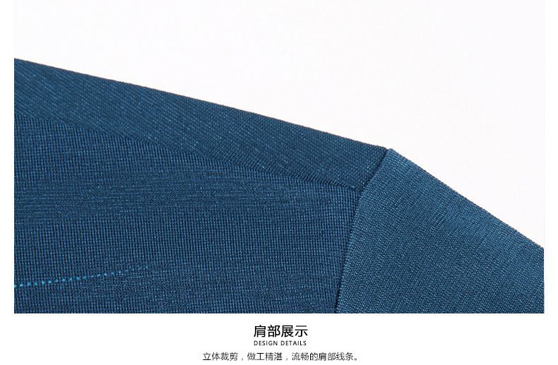 Summer new silk men's mid-sleeve T-shirt cotton round neck half sleeve ice silk young men's T-shirt polo shirt men T-Shirts