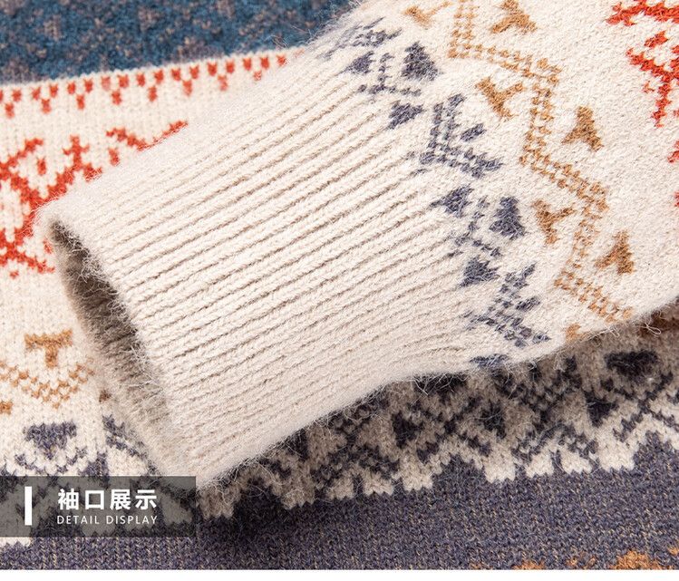 Wholesale Boys' Nylon Pullover Sweater Winter Warm and Thick for 7-10Y Kids Sweaters