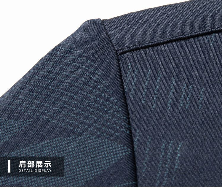 Scarless short sleeved shirt, draped ice silk men's top, business casual half sleeved slim fit shirt, summer Shirts