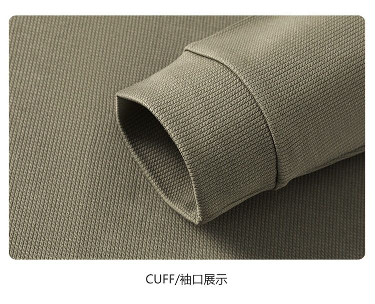 autumn and winter new casual long-sleeved men's No hoodie round neck simple fashion embroidered men's top T-Shirts