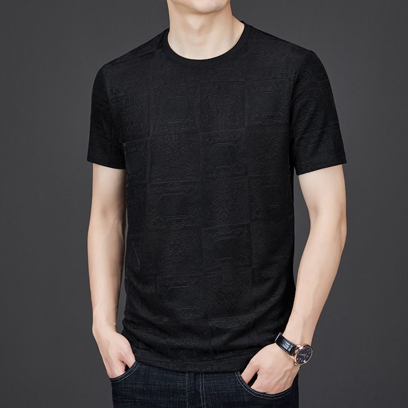 Summer Men Clothing Casual Short Sleeve Quick Dry Lightweight T Shirt