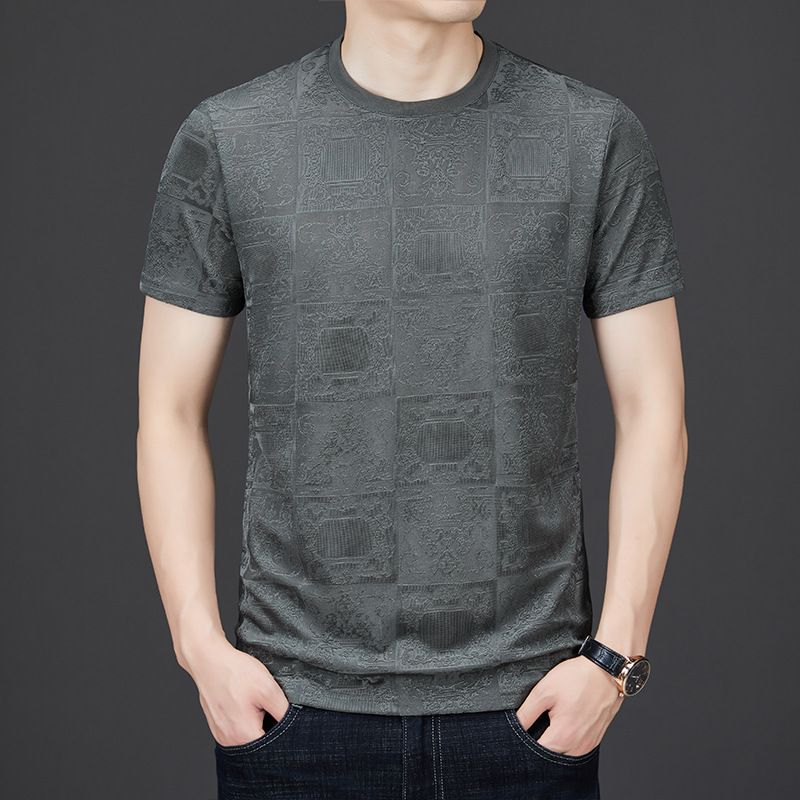 Summer Men Clothing Casual Short Sleeve Quick Dry Lightweight T Shirt