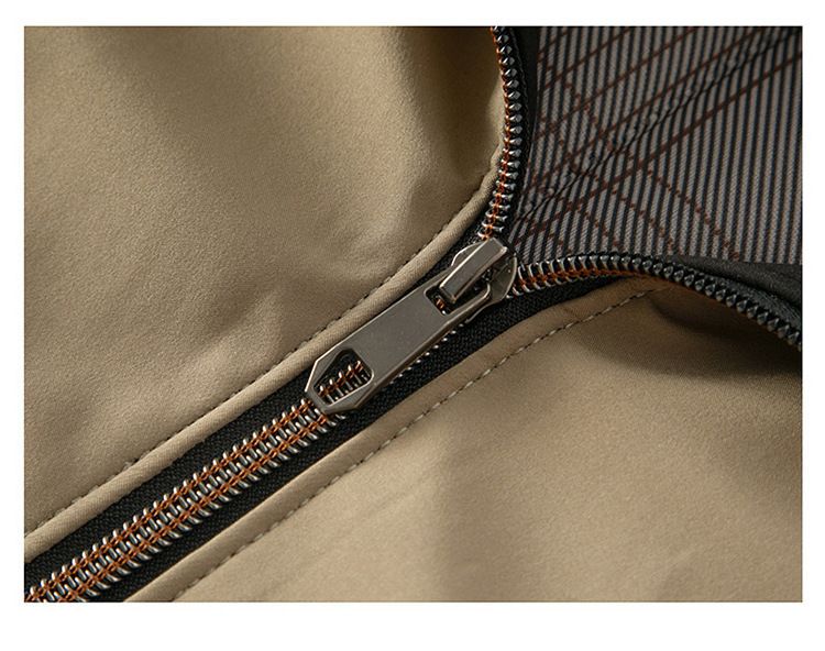 Men's High Quality Customizable Autumn Winter Sports Jacket Business Casual Windbreaker Zipper Closure Trendy Outdoor Rain Wear Coats