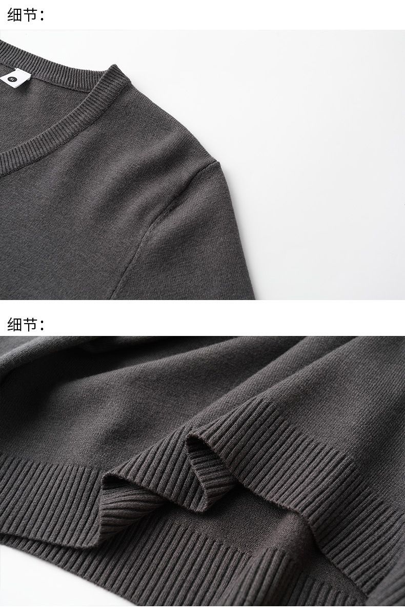 Man Jumper Custom Cashmere Knit Sweaters V Neck Washable 100% Merino Wool Design Men Solid Sweater T-Shirts