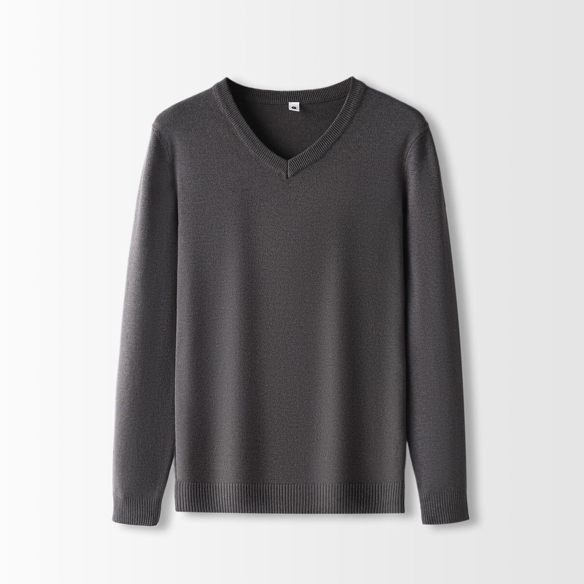 Man Jumper Custom Cashmere Knit Sweaters V Neck Washable 100% Merino Wool Design Men Solid Sweater T-Shirts