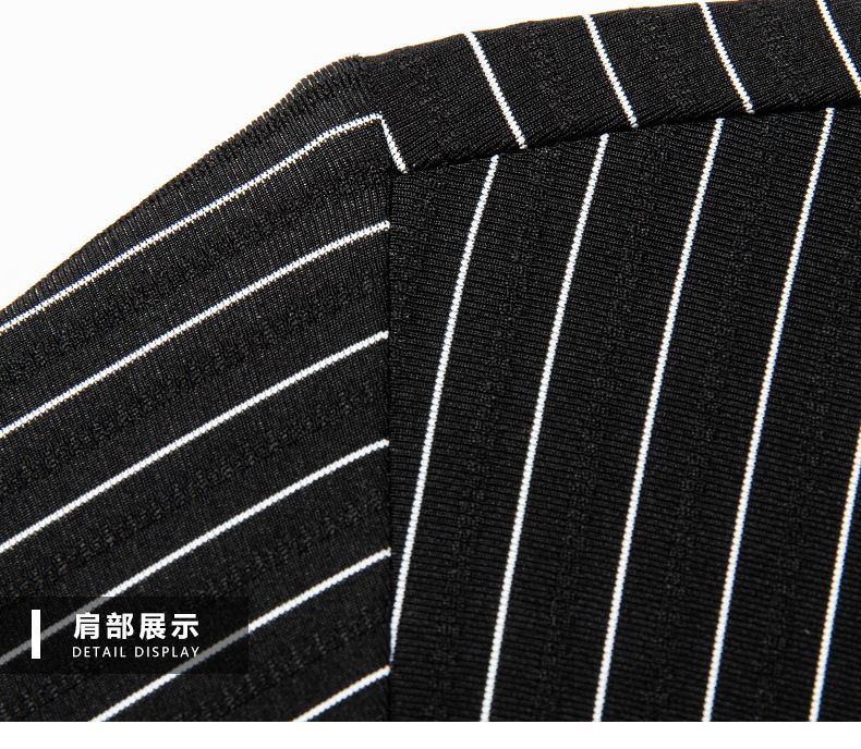 Summer Business Shirt Slim Fit Soft Breathable Loose Casual Striped Short Sleeve Shirt For Men Shirts