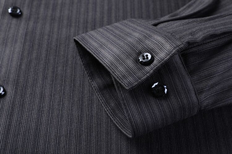 New Men's Cotton Shirt Stand Collar Long Sleeve Shirt Male Chinese Style New Cotton Linen Men's High Quality Shirt
