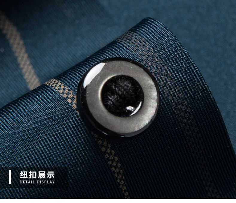 High Quality Shirts Striped Ice Silk Comfortable Slim Fit Breathable Business Slim Fit Men's Shirts