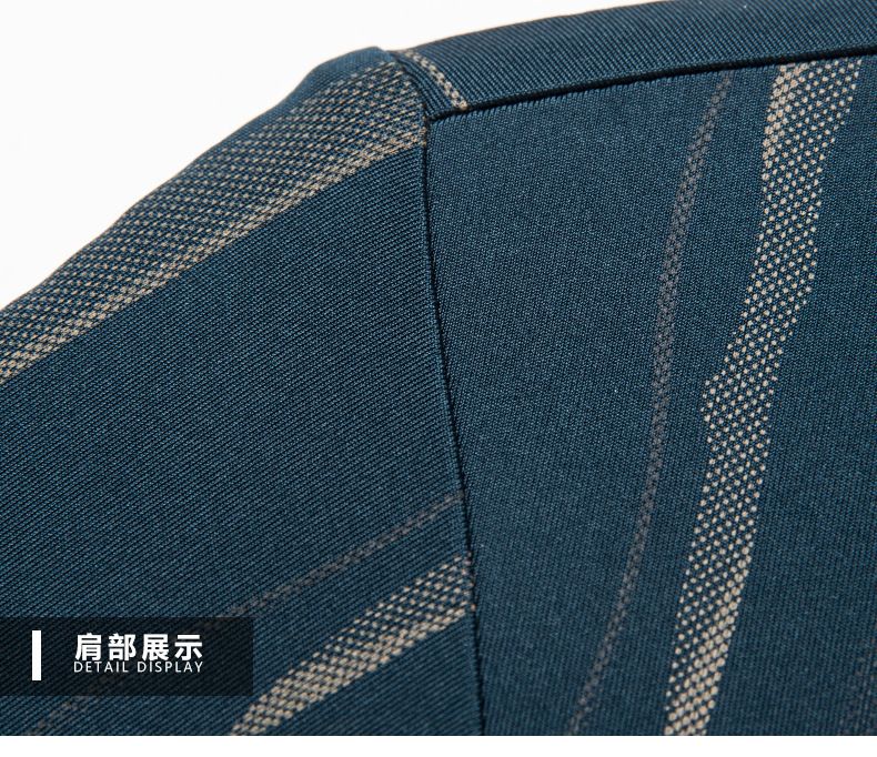 High Quality Shirts Striped Ice Silk Comfortable Slim Fit Breathable Business Slim Fit Men's Shirts