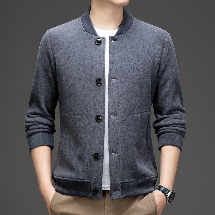 Casual High-end Feel Baseball Jacket For Men Autumn Casual Clothing Loose Fit Trendy Brand Men's Autumn Collection Toptrendy T-Shirts