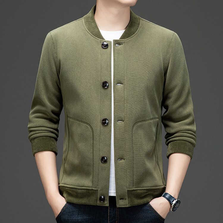 Casual High-end Feel Baseball Jacket For Men Autumn Casual Clothing Loose Fit Trendy Brand Men's Autumn Collection Toptrendy T-Shirts