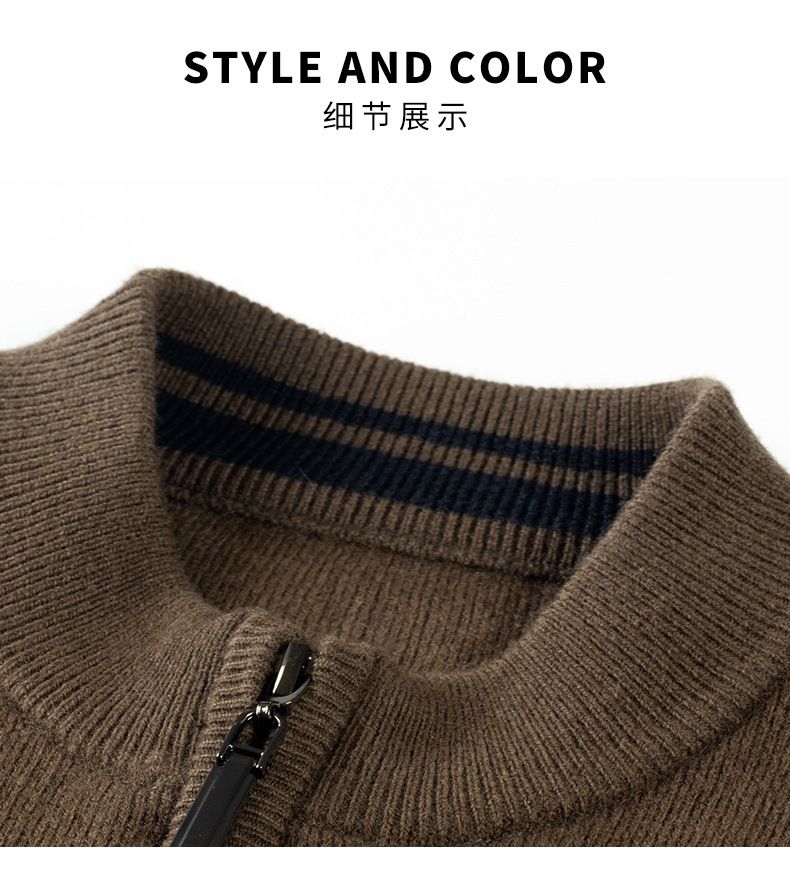 Waistcoat Men's Vests Polar Fleece Custom Oem Service Newest Design Zipper Winter 100% Polyester Unisex Crew Neck Knitted Formal  Waistcoat