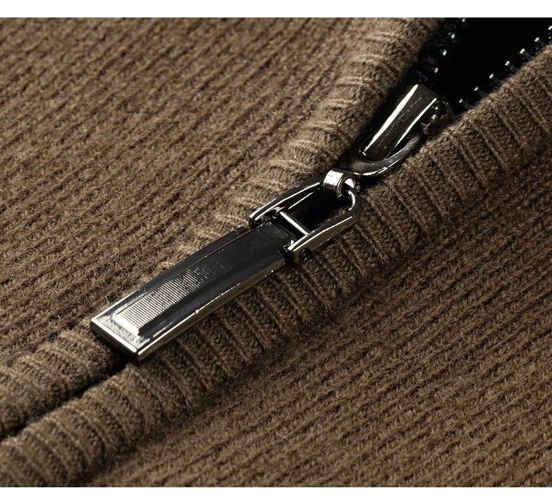 Waistcoat Men's Vests Polar Fleece Custom Oem Service Newest Design Zipper Winter 100% Polyester Unisex Crew Neck Knitted Formal  Waistcoat