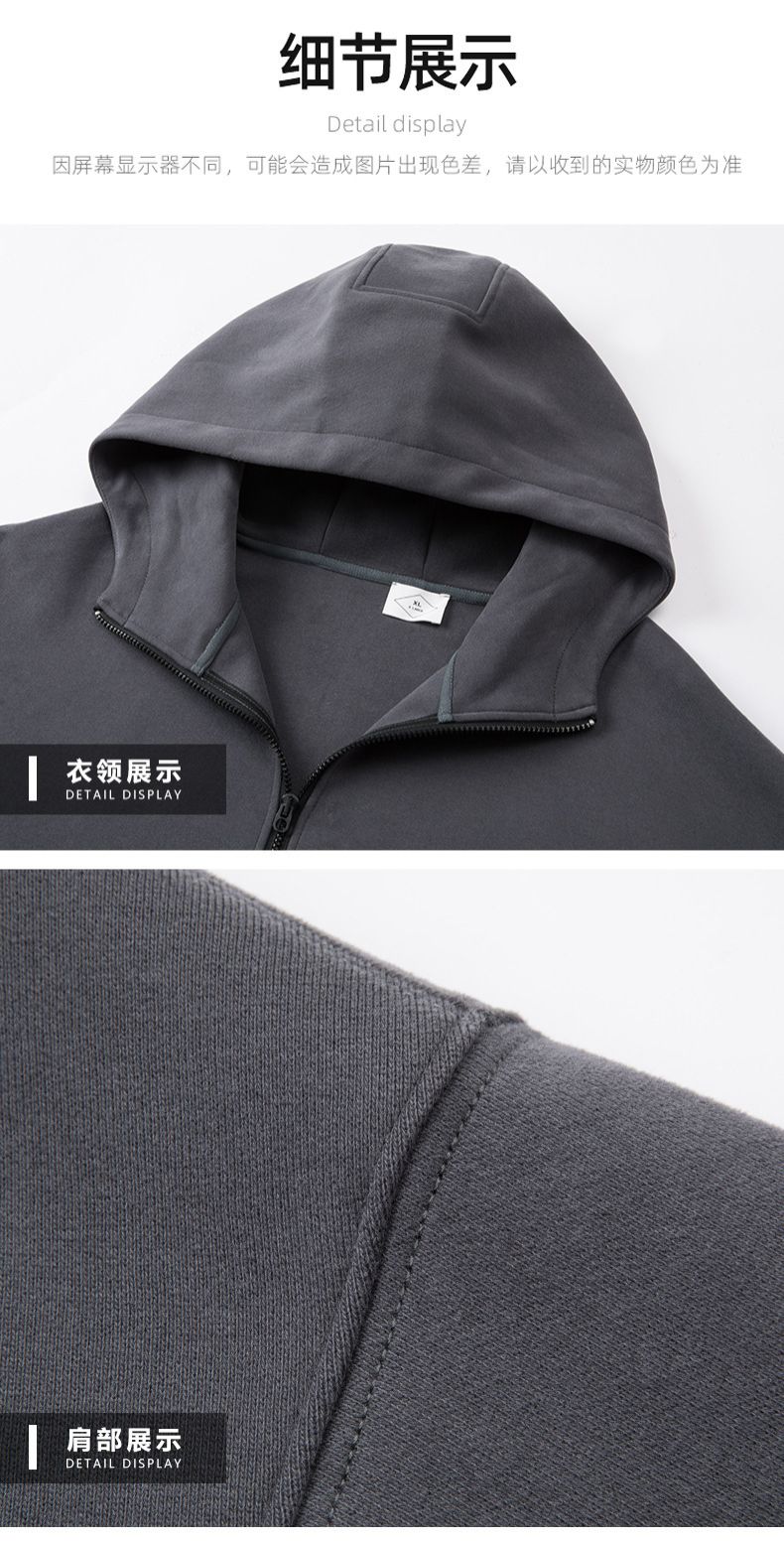 Custom Premium Quality Fleece 400gsm Plain Blank Heavyweight 1/4 Half Quarter Zip Pullover Oversized Cropped Boxy Hoodie For Men T-Shirts