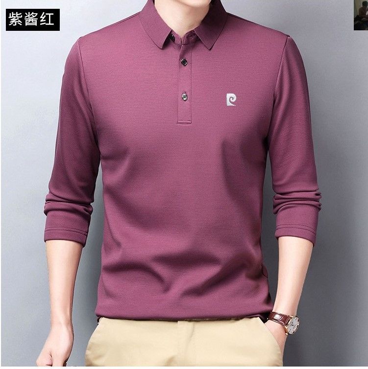 Exclusive Men's Fashion Long Sleeve Polo Shirt Casual Design Cheap Premium Price Wholesale OEM Service Export Oriented Quality T-Shirts