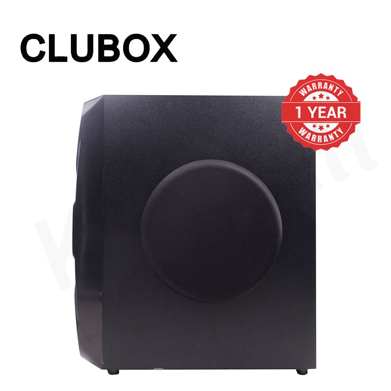 CLUBOX 3.1CH Multimedia Bluetooth Woofer AC/DC Speaker Systems USB/SD/FM Radio Home Theater System Subwoofer with Remote Control 12000W TC-3104