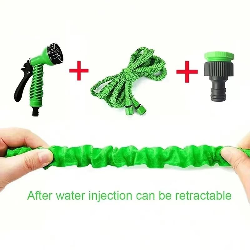 50FT Garden Hose Pipe Water Hose Expandable Magic Hose Watering Equipment High-Pressure Car Wash 7Water Spraying Functions Water Gun hose Gardening Lawn Care