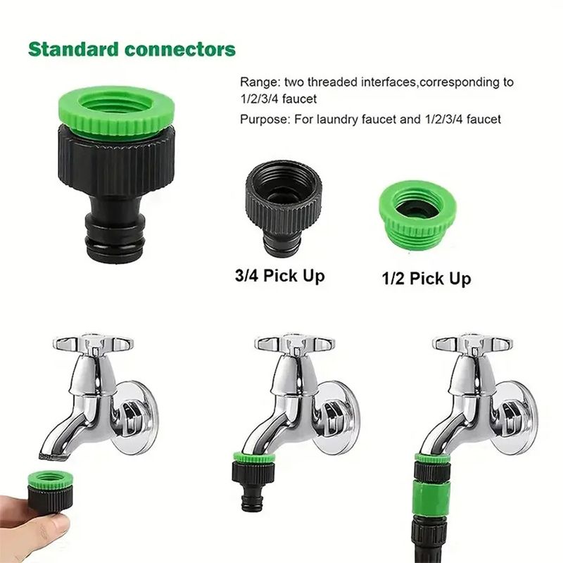 50FT Garden Hose Pipe Water Hose Expandable Magic Hose Watering Equipment High-Pressure Car Wash 7Water Spraying Functions Water Gun hose Gardening Lawn Care