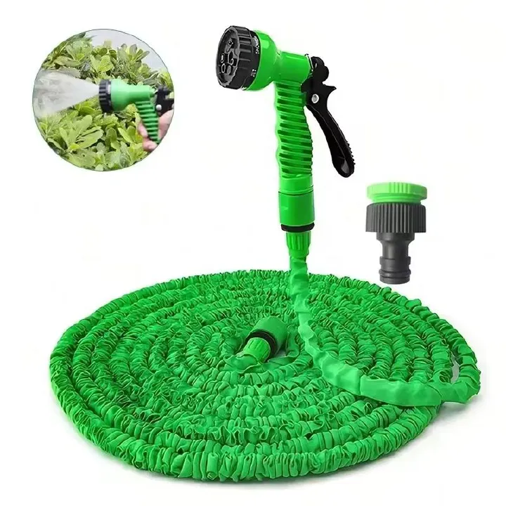 50FT Garden Hose Pipe Water Hose Expandable Magic Hose Watering Equipment High-Pressure Car Wash 7Water Spraying Functions Water Gun hose Gardening Lawn Care
