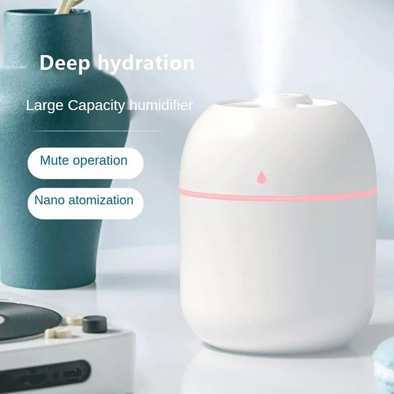 Air Humidifiers With 3Pcs Filters USB Aroma Diffuser Humidifier Sprayer Portable Home Appliance 220ml Electric Humidifier Desktop Home Fragrance Perfumes