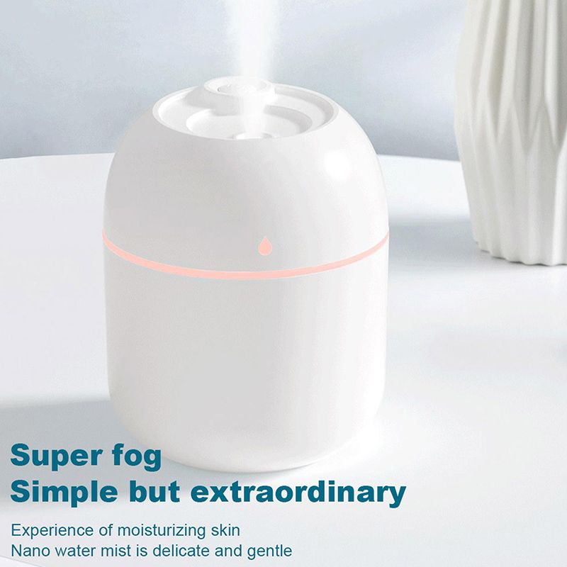 Air Humidifiers With 3Pcs Filters USB Aroma Diffuser Humidifier Sprayer Portable Home Appliance 220ml Electric Humidifier Desktop Home Fragrance Perfumes