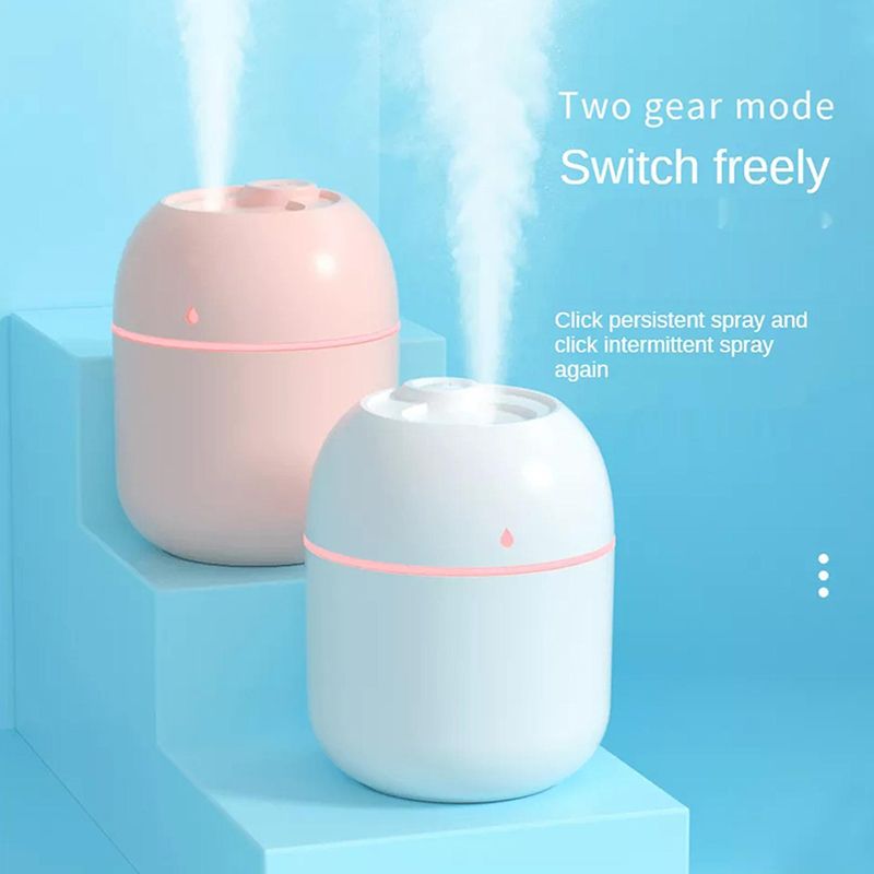 Air Humidifiers With 3Pcs Filters USB Aroma Diffuser Humidifier Sprayer Portable Home Appliance 220ml Electric Humidifier Desktop Home Fragrance Perfumes