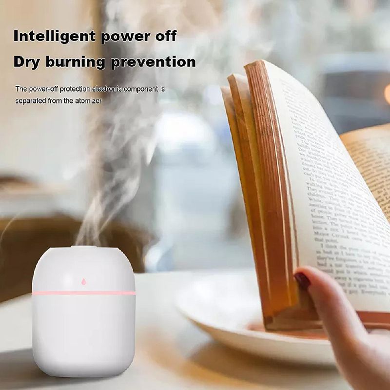 Air Humidifiers With 3Pcs Filters USB Aroma Diffuser Humidifier Sprayer Portable Home Appliance 220ml Electric Humidifier Desktop Home Fragrance Perfumes
