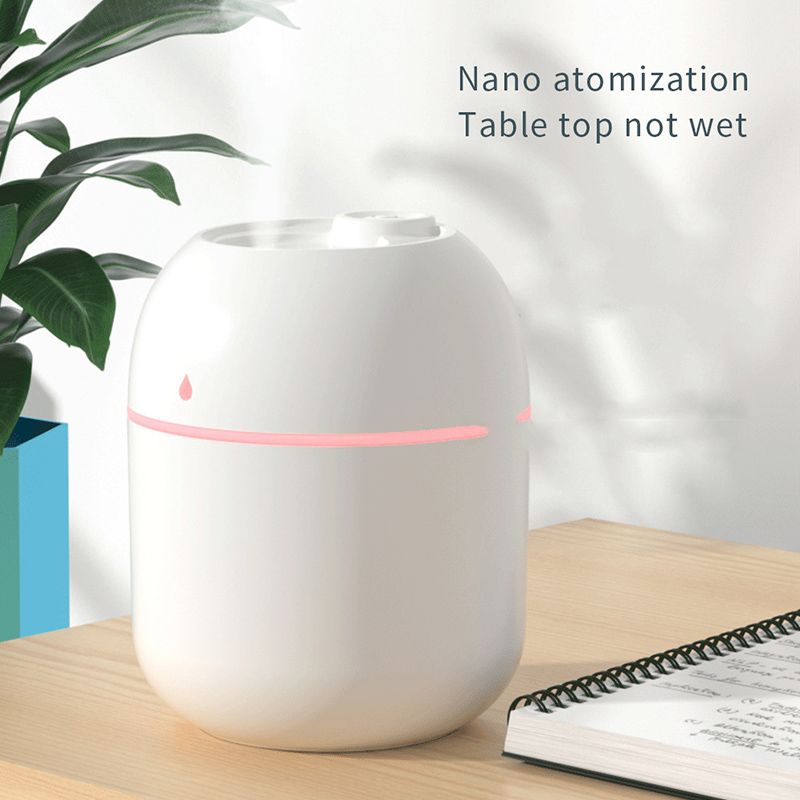 Air Humidifiers With 3Pcs Filters USB Aroma Diffuser Humidifier Sprayer Portable Home Appliance 220ml Electric Humidifier Desktop Home Fragrance Perfumes