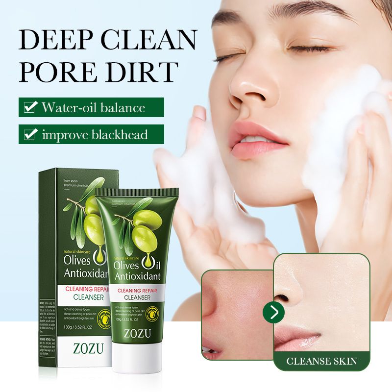 10 Pcs Olives Oil Antioxidant Cleaning Repair Cleanser Face Cleansers Hydrating Soothing Tight Face Mask Face Care Moisturizing Anti-Aging Firming Face Care Skin Care Set