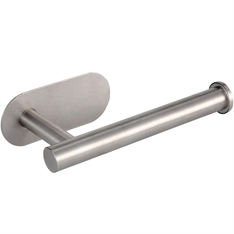 Paper Roll Holder Self Adhesive Wall Mount Toilet Roll Holder Stainless Steel Toilet Paper Hanger for Kitchen and Bathroom