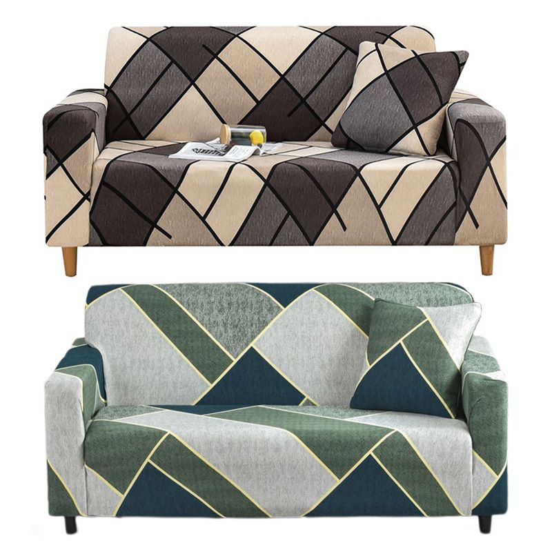 Geometric Printed Elastic Sofa Slipcovers Armchair Couch Cover Sofa cover Furniture Protector for Bedroom Office Living Room Home Decor