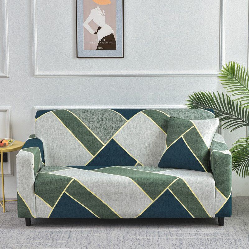 Geometric Printed Elastic Sofa Slipcovers Armchair Couch Cover Sofa cover Furniture Protector for Bedroom Office Living Room Home Decor