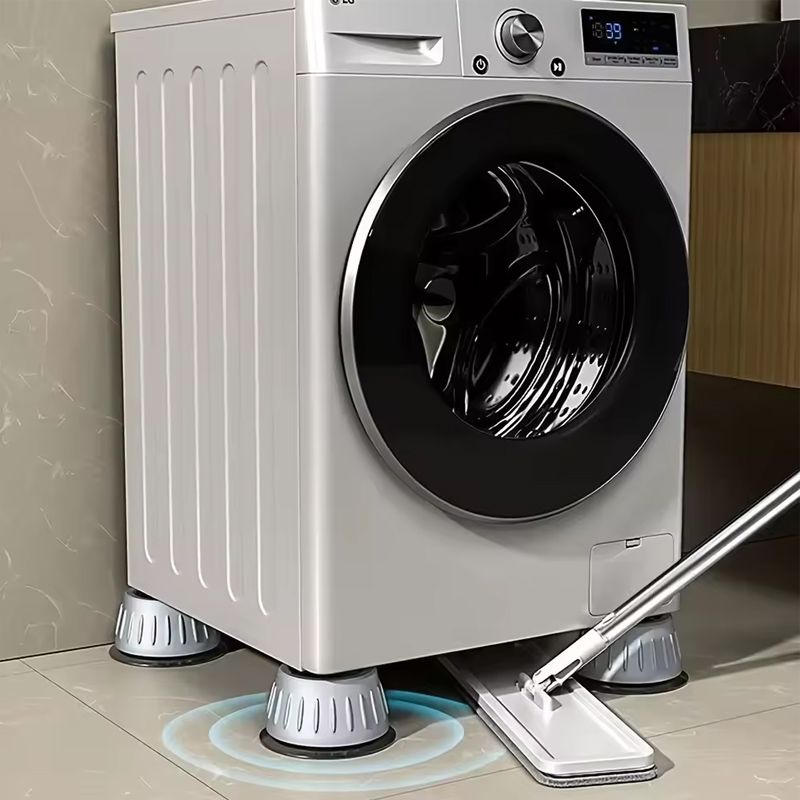 4PCS Anti Vibration Pads for Washing Machine and Dryer Shock and Noise Cancelling Washing Machine Support Prevent Moving Shaking Walking Washing Machine Stabilizer Dryer Feet