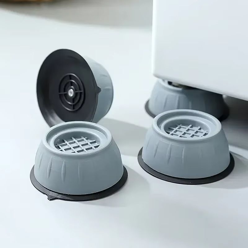 4PCS Anti Vibration Pads for Washing Machine and Dryer Shock and Noise Cancelling Washing Machine Support Prevent Moving Shaking Walking Washing Machine Stabilizer Dryer Feet