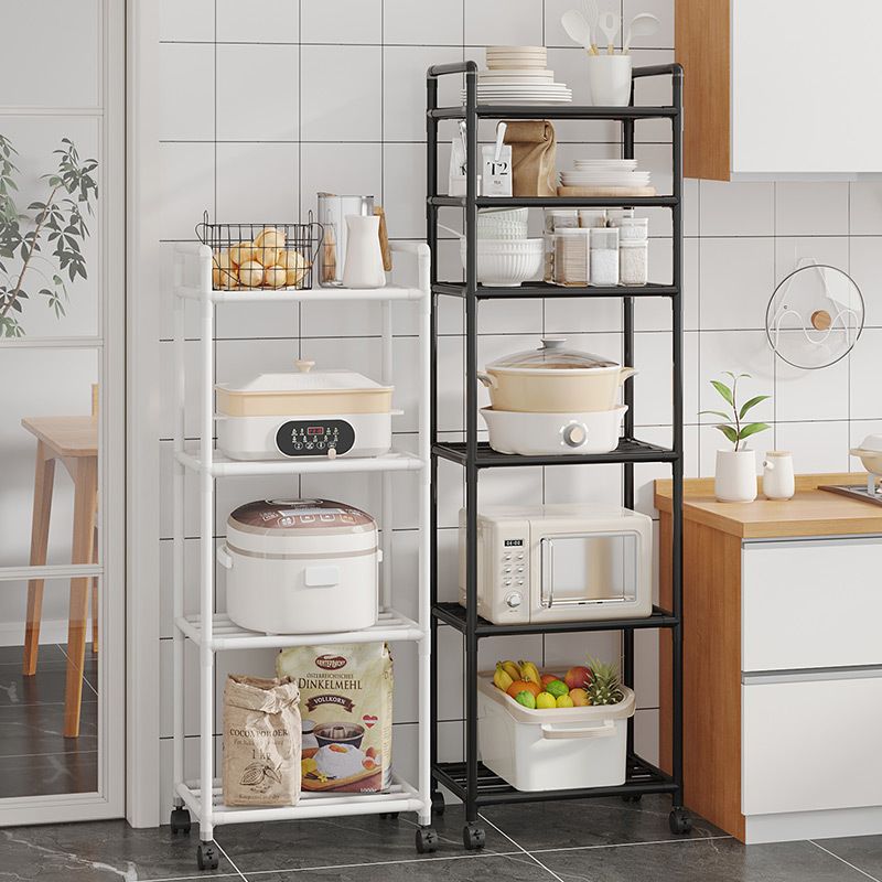 Kicthen Stronge Rack 4/5 Shelf Sturdy Shelving Unit Shelves Garage Storage Shelves for Kitchen Storage Bathroom Storage Rack Kitchen Utensil Rack Pot Racks
