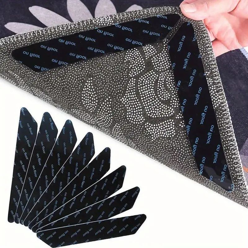 2 Pieces Kitchen Rug Set Kitchen Rug Includes Anti-Slip Pads Stickers Non Slip Mat Rubber Backing Mat Throw Rug for Kitchen Doormat Runner Rug Set Floor Carpet Household Carpet Home Decor