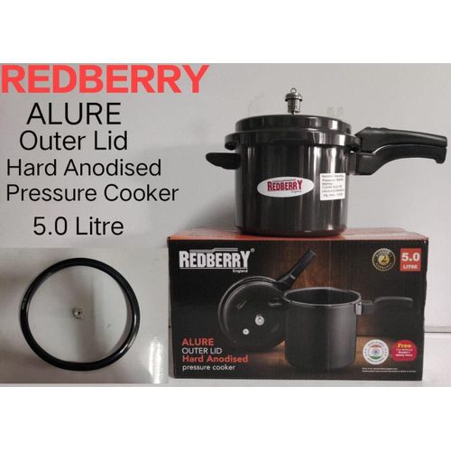 Redberry Explosion Proof Hard Anodised Nonstick Pressure Cooker