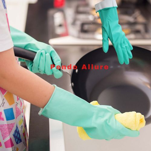 Dish Washing Cleaning Rubber Gloves